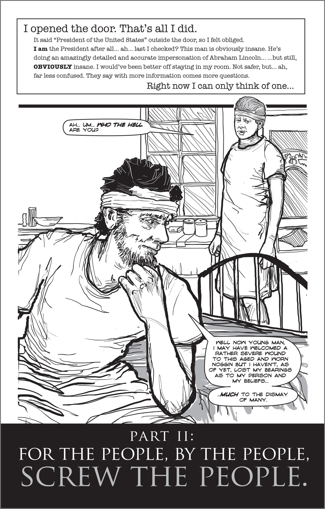 Page art from Miserable Americans book 2